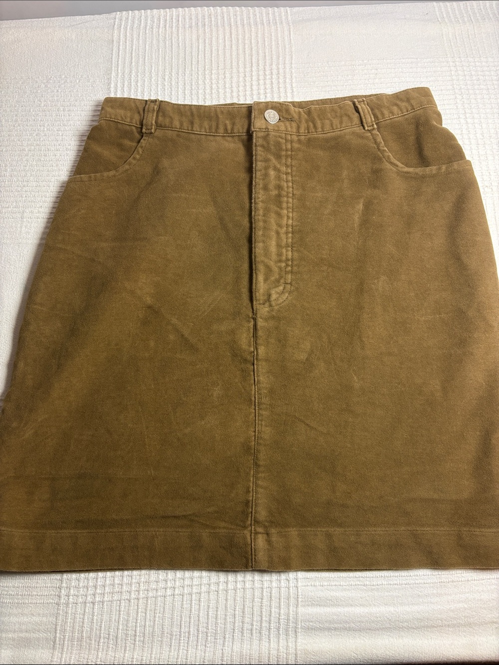 Women’s  A-Line Skirt in Camel
